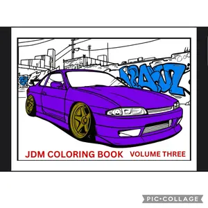 JDM Volume 3 Coloring Book