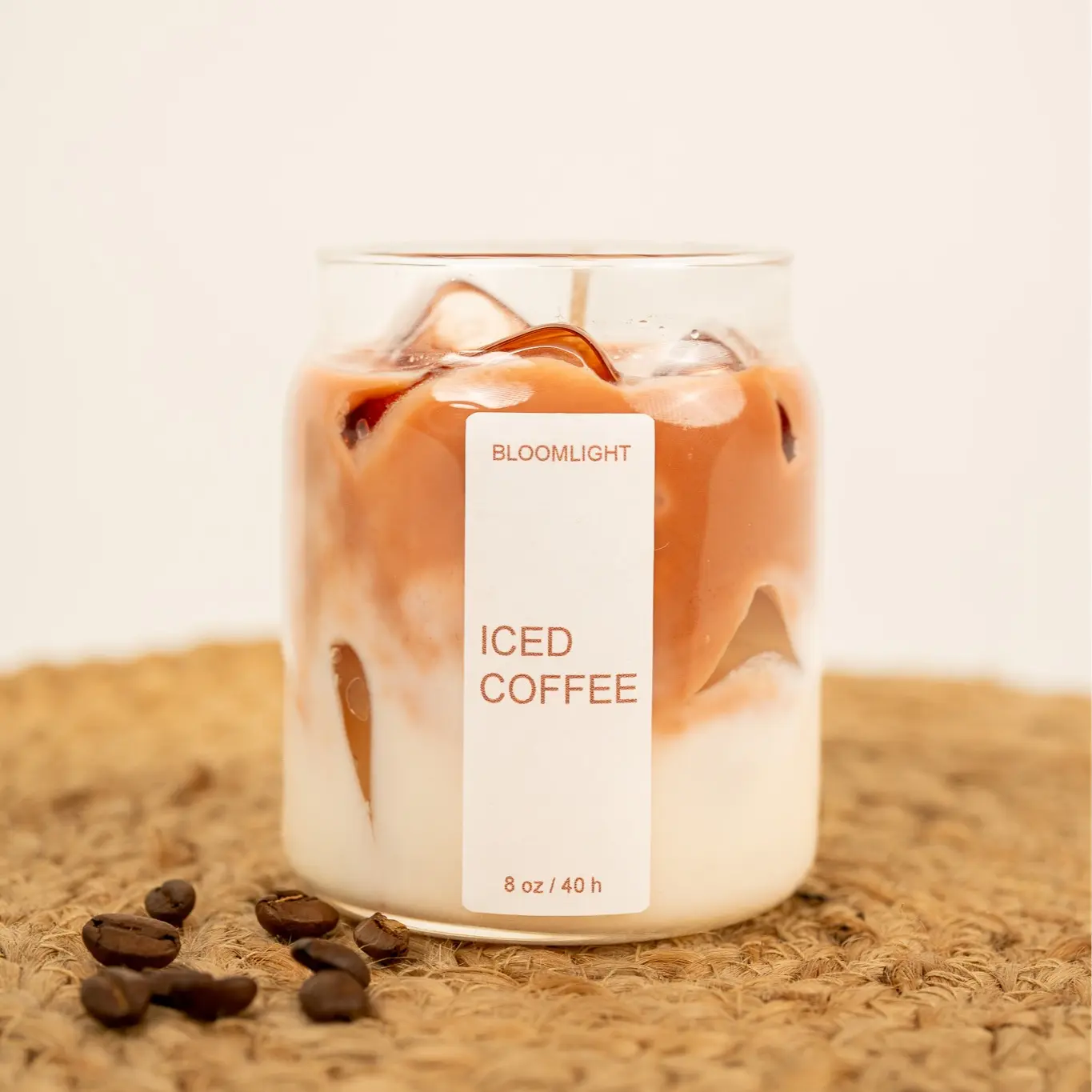 Iced Coffee, Lavender & Matcha Candles | 8 oz | Handmade Realistic Drink Candles for Decor and Ornaments