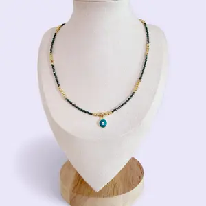 Aurora Green Radiant Heart Necklace