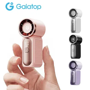 [6-Speed Turbo] GAIATOP Super Mini Fan for Makeup Drying & Hot Flashes, Portable Pocket Fan, Cool Best Gift