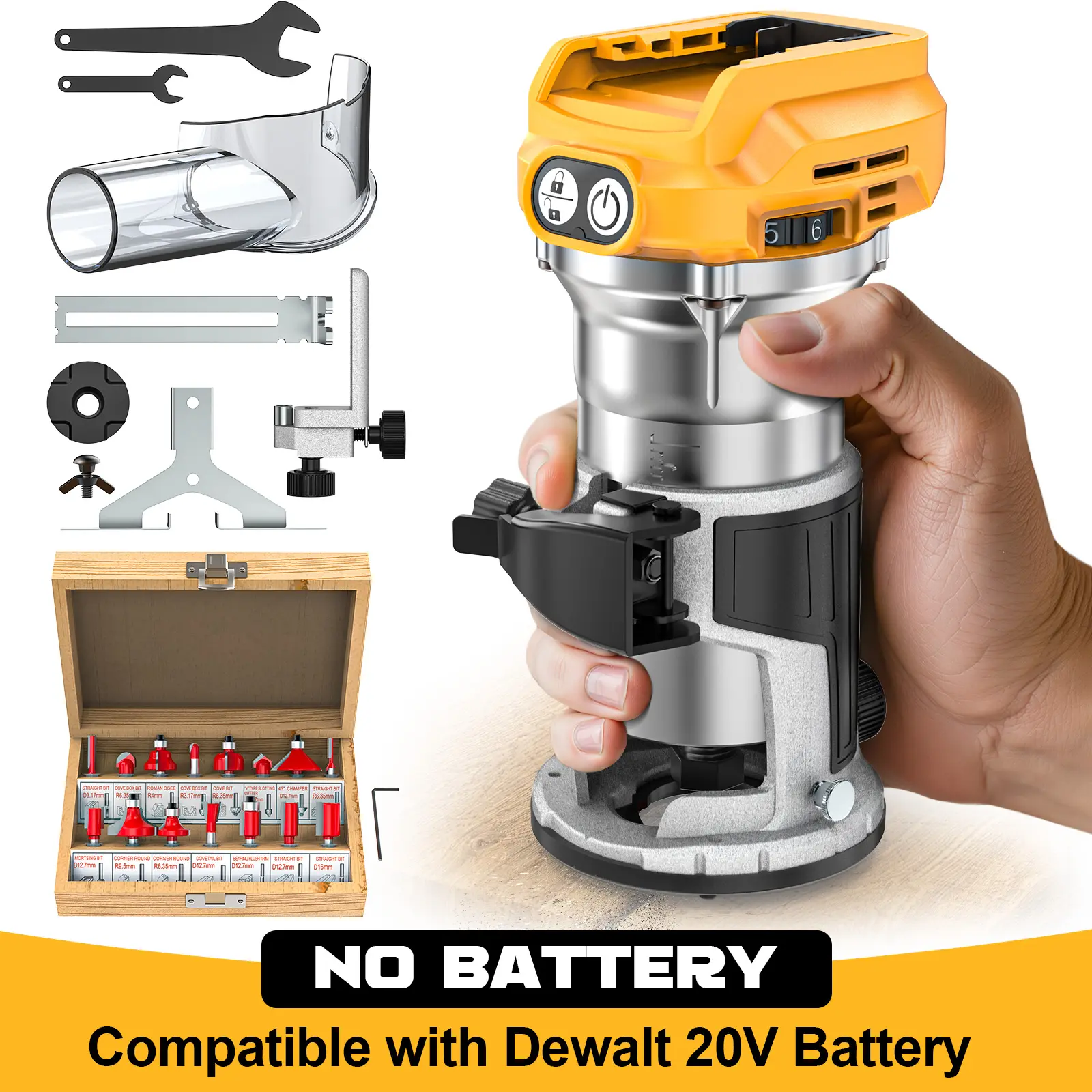 【No Batterry】15pcs for Dewalt