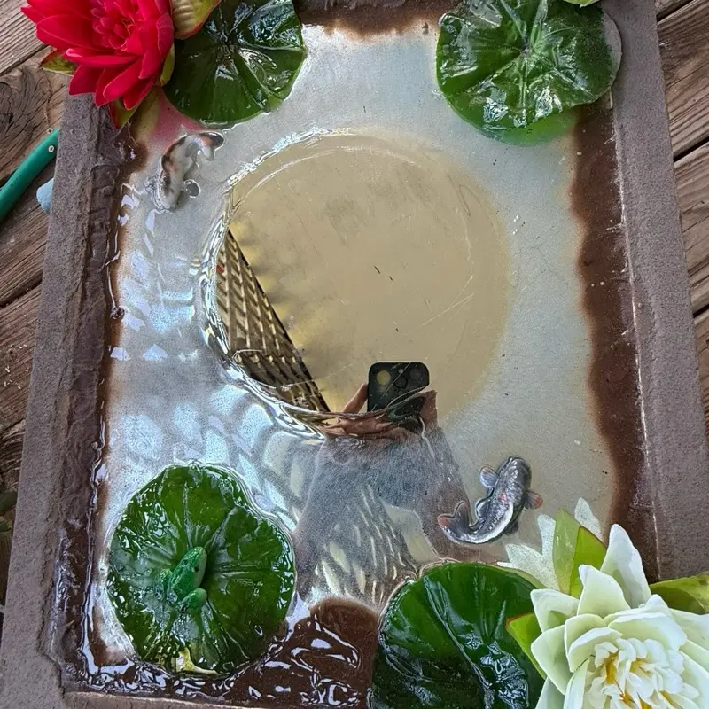 Koi Pond Mirror