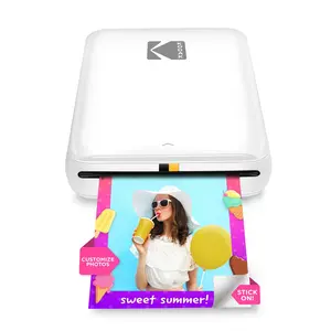 Kodak Step Mobile Instant Photo Printer 2x3" (White), Compatible with iOS, Android & Bluetooth