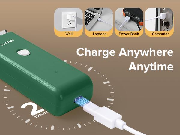 Home Professional Dog Grooming Kit Clipper for Matted & Long Hair, Cordless Pet Shaver Low Noise USB Rechargeable for Cats, Small&Medium Dogs, Handy Pet Hair Grooming Trimmer