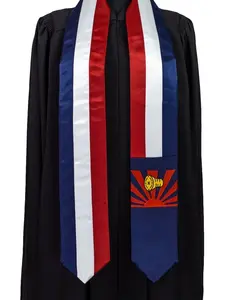 Karen Nation Flag Graduation Sash/Stole International Study Abroad Adult Unisex