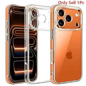 Ultra Thin Clear TPU Phone Cases For iPhone 17 Pro Max Plus 17 Air Transparent Silicone Cover For iPhone 17 Pro