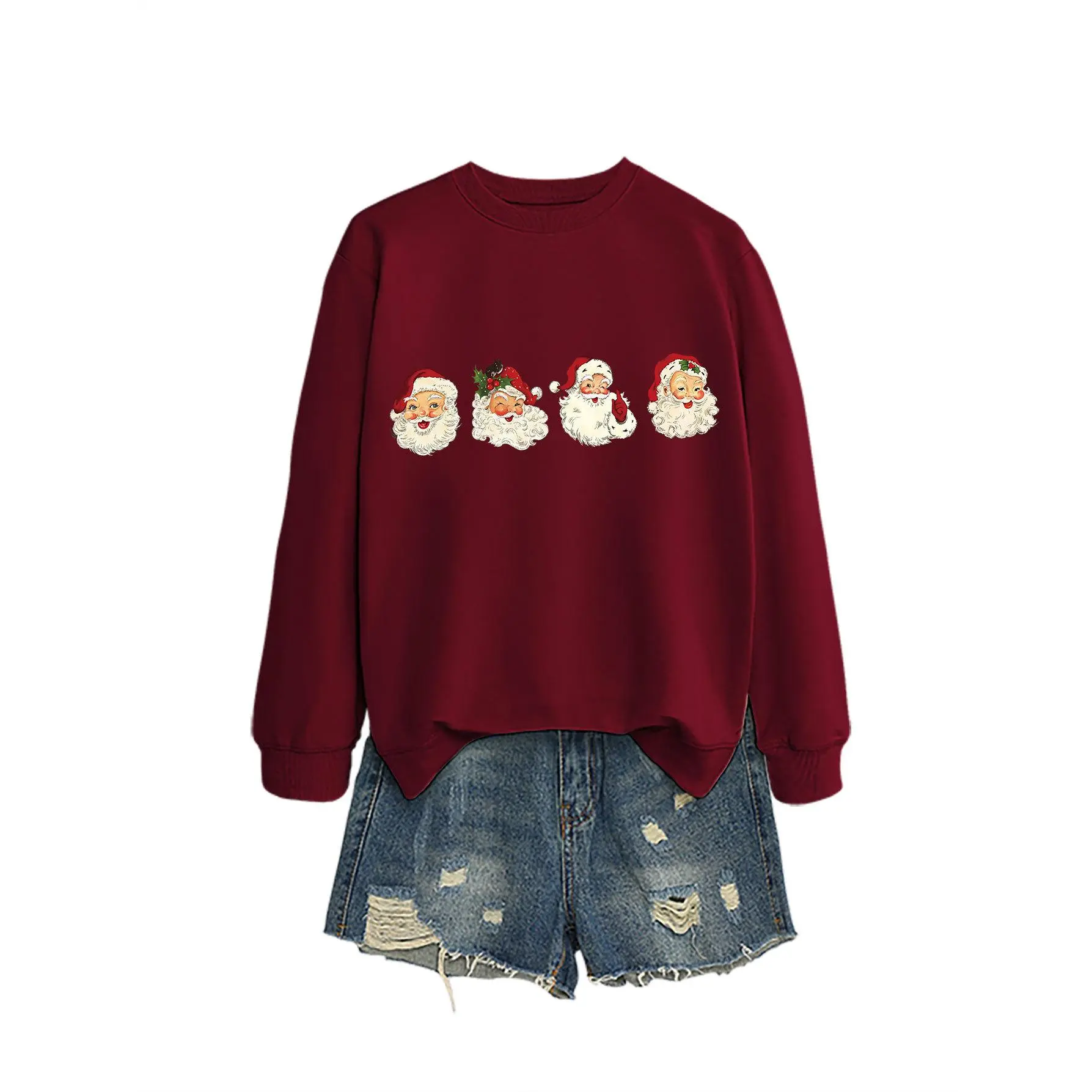 Wine red hoodie (color picture)