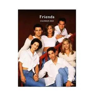 Friends The Tv Show 2025 Calendar Movie Actor Gift, Gift Christmas, New Year, Birthday, Office Decor, Planner