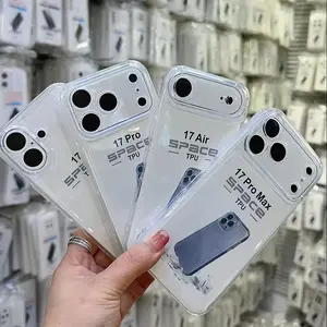 Transparent Silicone Phone Case for iPhone 17 Pro Max, Anti-Drop Full Coverage, High-End Design, Perfect Gift for Friends & Family