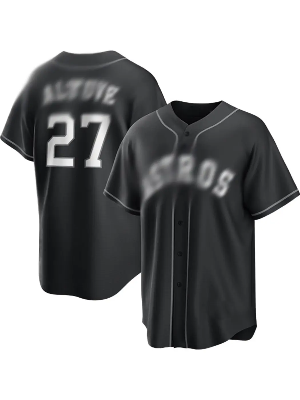 Men's Houston Jersey, Crewneck Short Sleeves For Fan