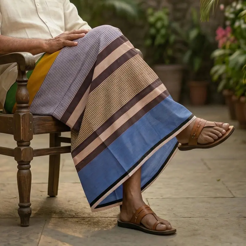 Breathable Cotton ExclusiveX Lungi for Everyday Use