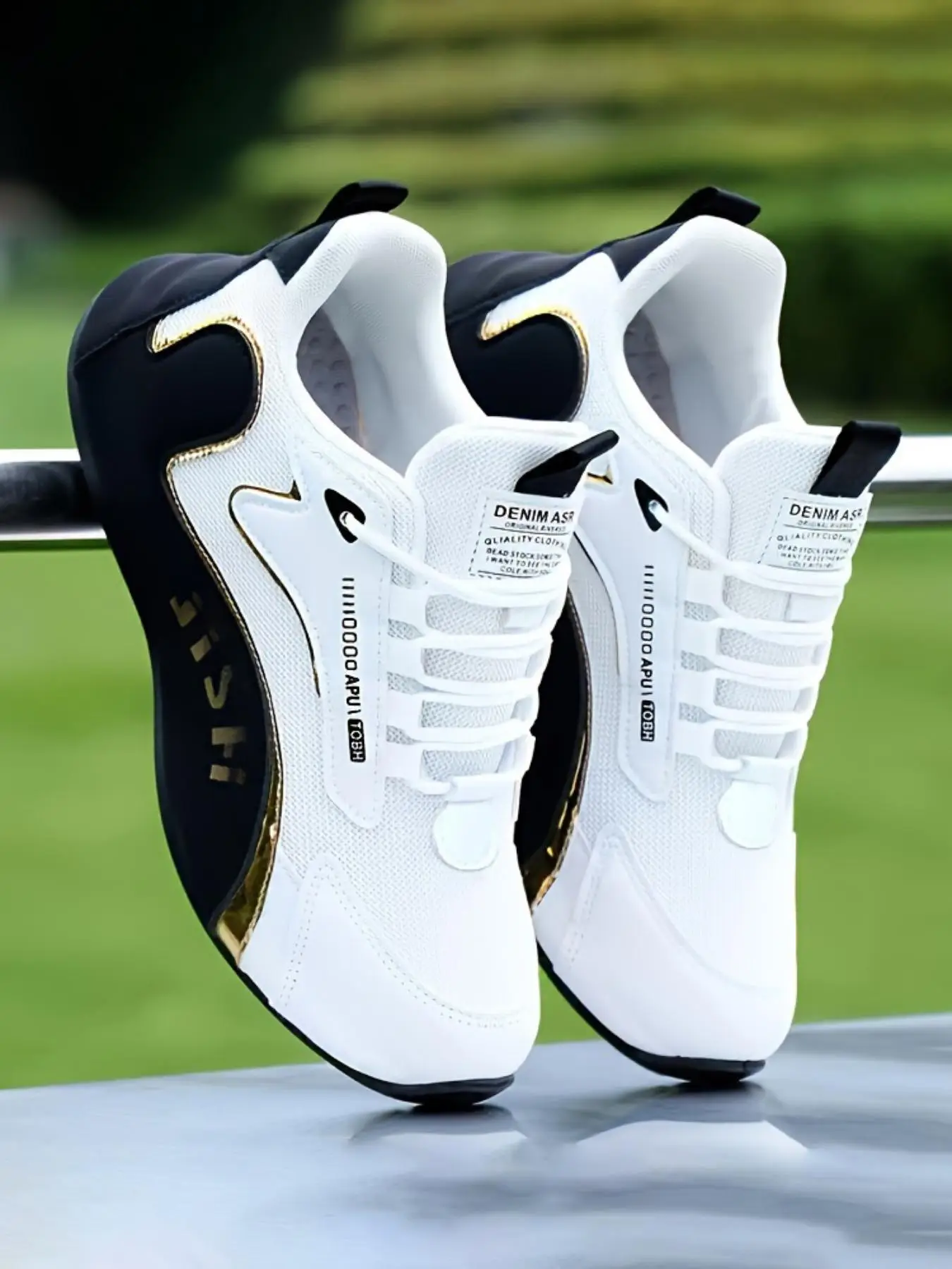 Men's Summer Sporty Lace Up Low Top Color Block Sneakers, Men's Back To School Athletic Shoes 2024, Casual Comfortable Breathable Lightweight Running