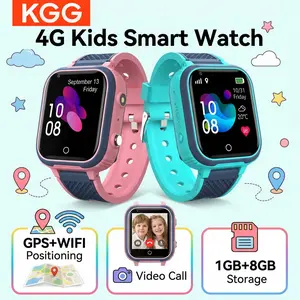4g Kids Smartwatch, Multi-Functional Student Watch with Sim Card, GPS WiFi Location, Video Calls, Sos Alarm, Camera, Global Version