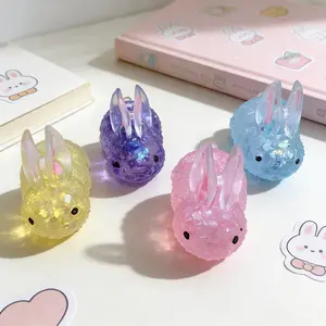 1/2/3 Colorful Squishy Rabbits • Unique Squeeze Toys • Sensory Hand Toys • Perfect for Holiday Party Gifts • Suitable for Easter Decorations, Halloween, And Christmas