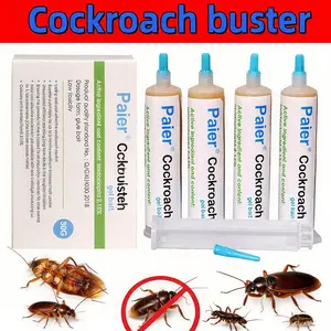 Roach killer indoor infestation,Roach Repellent,Roach Traps indoor,Roach Killer,Roach Bait Station,Roach Killer Gel for American, German and Other Major Cockroach Species