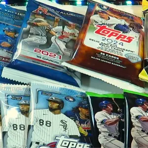 Lot of Vintage and Modern Unopened Baseball Cards - 3 packs per purchase Topps and Bowman plus 1 Top Loaded Hit