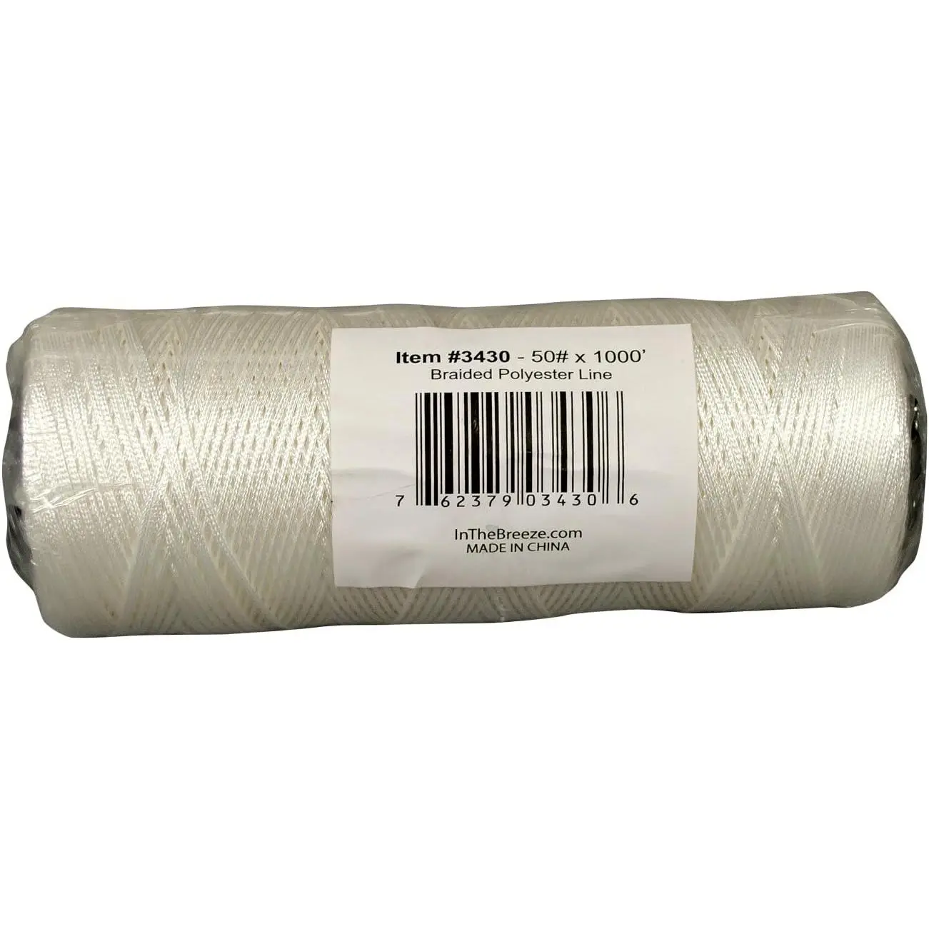 Bulk Braided Polyester Kite Line, 50 lb x 1000-Feet, 3430