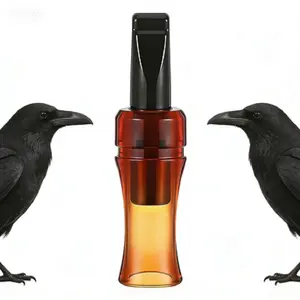 1 Pc Crow Call Whistle – Portable crow hunting lure made of high-refraction plastic. Realistic sound imitation for attracting crows, durable outdoor hunting accessory suitable for beginners and professionals.