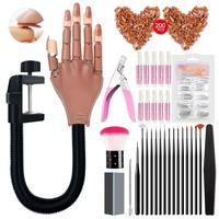 BLACK KIT 200 NAIL TIPS