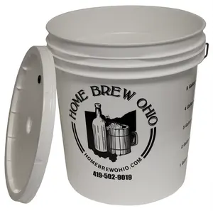 Home Brew Ohio 7.9 Gallon Fermenting Bucket with Grommeted Lid