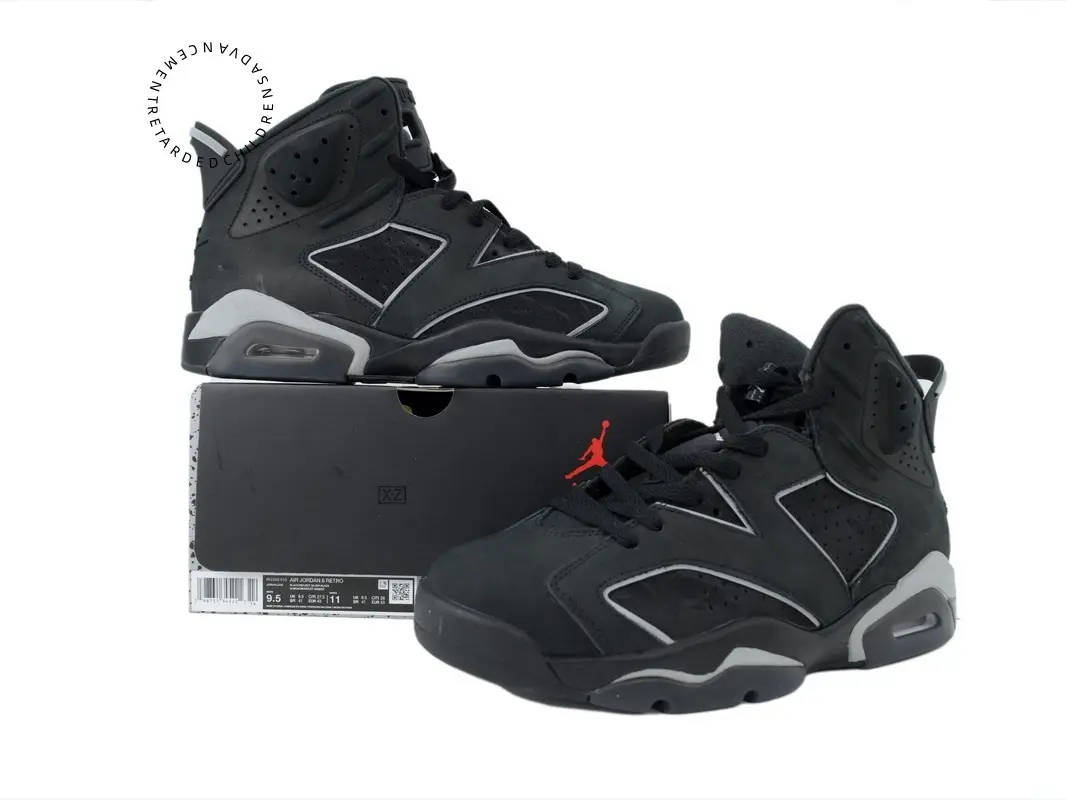 Men's Black Gray Reflective Line High Top Basketball Shoes, Retro Cushioned Street Style Leather Casual Sneakers For Daily Outdoor