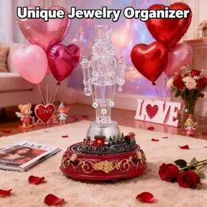 valentines gift ideas, The Nutcracker Music Box, Romantic Wedding Anniversary Proposals, Perfect Gift for Couples piso de resin model pvc collection classroom gift
