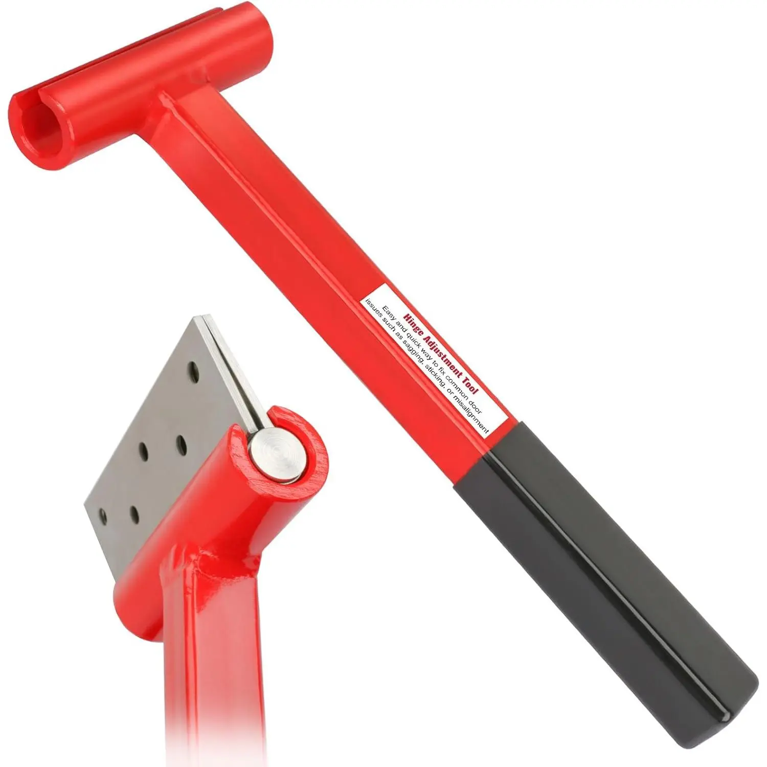 Door Hinge Adjustment Tool, Hinge Bender Wrench for .134 Gauge Commercial Door, with Rubber Handle