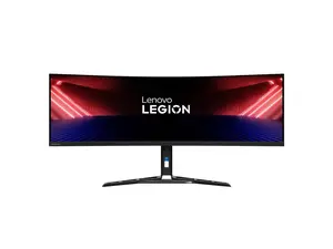 Lenovo Legion R45w-30 45" Class Dual Quad HD (DQHD) Curved Screen Gaming LED Computer Monitor - 32:9 - 500 Nit - 1 ms - 170 Hz Refresh Rate - USB Type-C - HDMI - DisplayPort - VESA Mount (67B1GAC3US)
