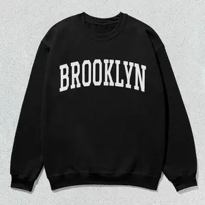 Brooklyn Sweatshirt Collegiate Crewneck Sweater Unisex
