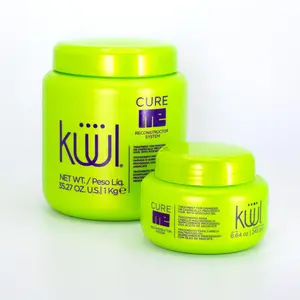 KUUL (Avocado) Reconstructor Hair Mask System CURE ME Treatment 35.2 OZ Hair Nutrition Conditioner Hydrating Cleanser for Comfort and Moisture