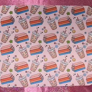 Iced Coffee and Books Mousepad