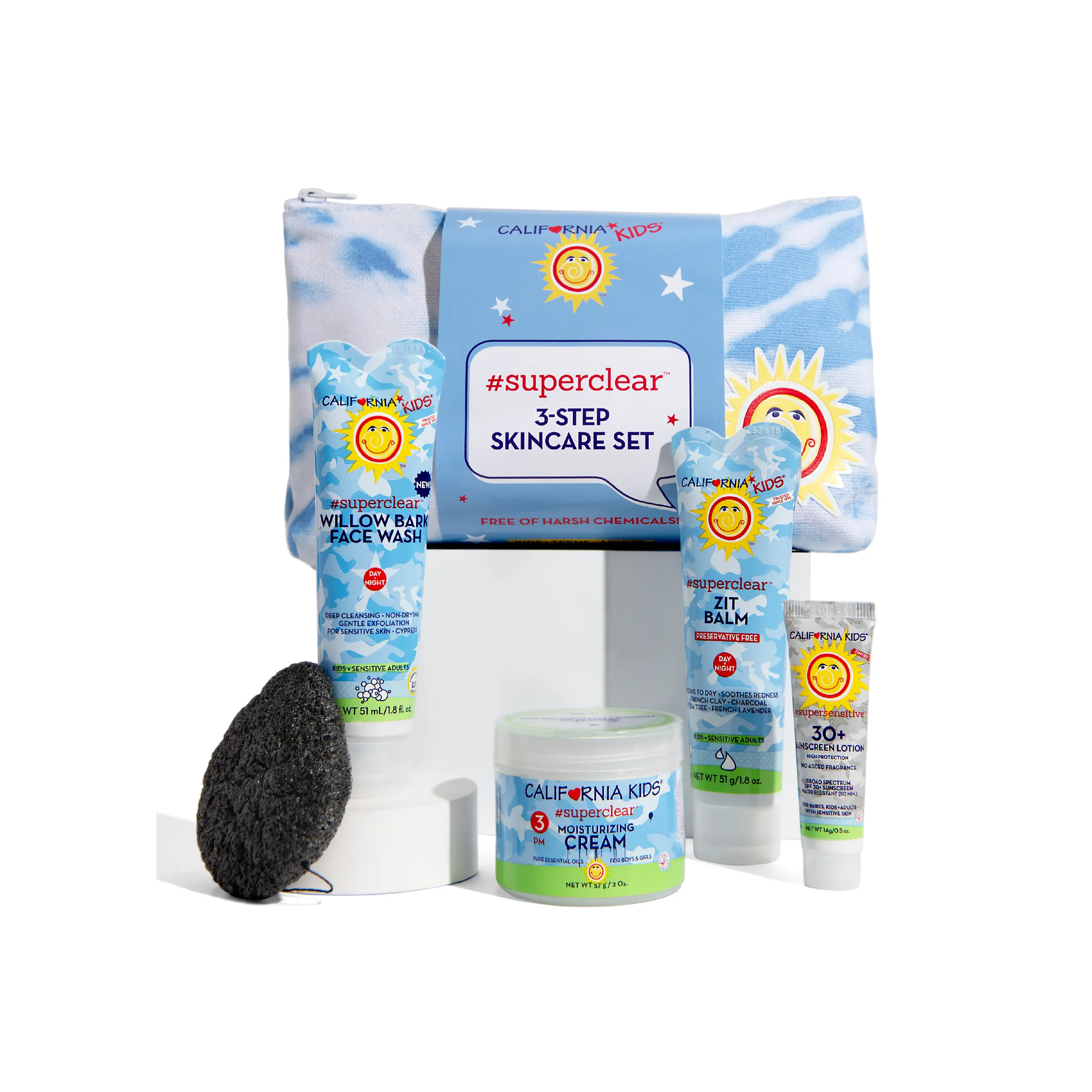 California Kids® #superclear™ 3-Step Skincare Kit