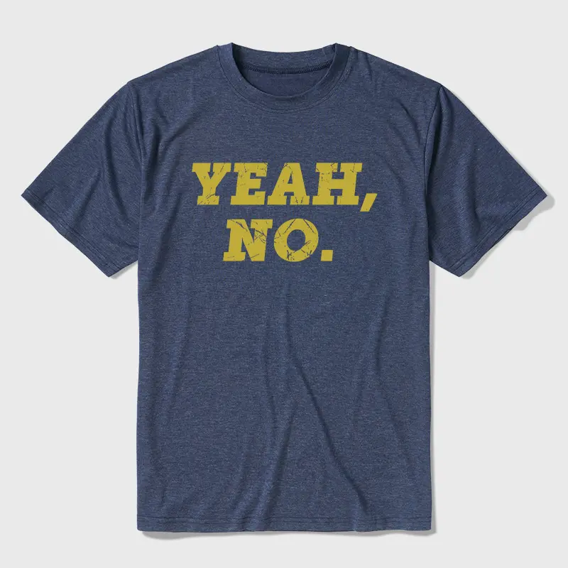 YEAH NO Ultra Soft Heather Tee