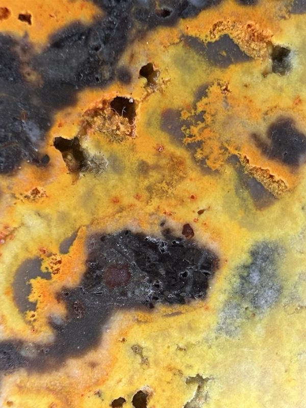 Real Volcanic Bumblebee Jasper | Hand-picked from Indonesia | Vibrant yellow crystal home decor energy