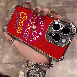 COORS LIGHT Beer Lover Luxury Pattern Tough Electroplated TPU Casing For iphone 16 15 14 13 12 11 X XS PRO PLUS MAX Four Corners Anti-Fall Transparent Soft Silicone Gift Shockproof Protection Anti-Drop Protective Protector Phone Cases Shell Cover