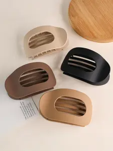 High-End Pure Color Hair Clips Set, Comfortable All-Day Wear, Anti-Slip Design, Multi-Purpose, Suitable for Yoga and Makeup, Clip in Claw