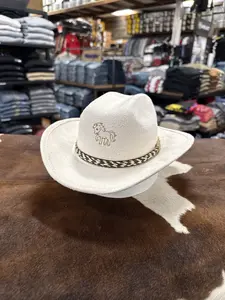 Infant ( Bone ) Suede Cowboy Hat