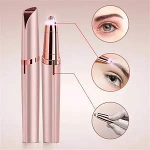 Women Electric Eyebrow Trimmer Eye Brow Shaper Pencil Face Hair Remover For Women Automatic Eyebrow Shavers Pocketknife