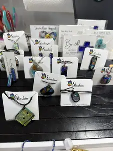 Miscellaneous Handmade Fused Glass Jewelry