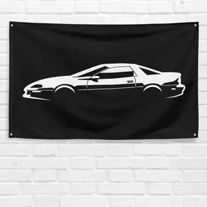 Unbranded & Handmade Camaro Z28 1993 3x5 ft Flag Banner, Banners for Cars, Ideal Birthday Gift for Car Enthusiast Dads