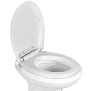 OEDRO Portable Toilet RV High Profile Gravity Flush Pedal Hand Sprayer Travel Caravan