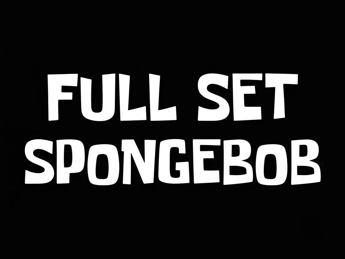 SPONGEBOB HAT FULL SET - ESPECIAL EDITION