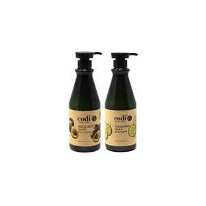 Codi Hand & Body Lotion with Avocado & Cucumber, Gentle & Nourishing Daily Moisturizer for Smooth, Hydrated Skin, Non-Greasy Formula, 750ml
