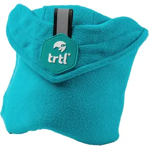 trtl Pillow Junior Kids Travel Pillow for Sleeping - with-in Head and Travel Neck - Comfortable Kids Neck Pillow for Traveling - Compact and Machine-Washable Aqua
