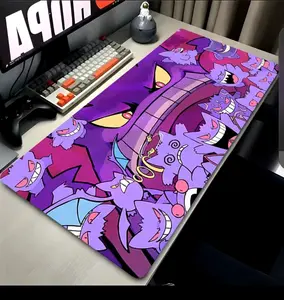 PKM Genngaar Playmat Anime Desk Mat Mousepad Gift for Gamers Office