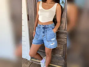 Nectar Premium Denim: Hazel Denim Carpenter Shorts