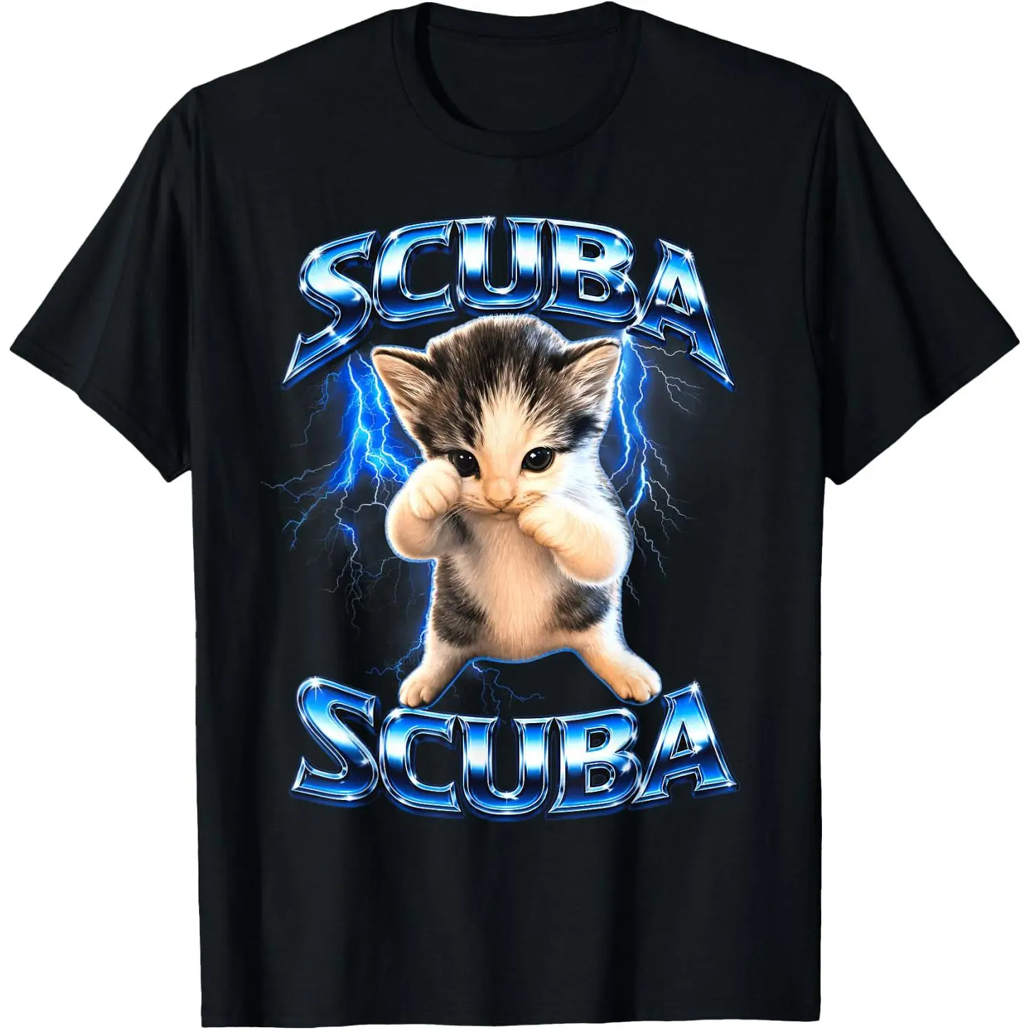 Trending Meme Cat Kitty Scuba Dance Meme T-Shirt