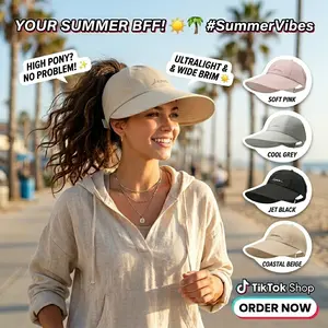 Women's Wide Brim   Ponytail Opening Extra Coverage  Shade Cap Lightweight Breathable Outdoor Hat for Travel Beach Hiking Daily Wear Retro Unisex Fedora Black Baseball  fishing uv protection sun hat summer leisure adjustable fit