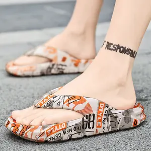 Bdhjydb Men'S Trendy Flip-Flops, Suitable for Home Use, Feature Anti-Slip Function, Soft Sole Design, And Are Comfortable to Wear.They Are Perfect for Outdoor Summer Scenes Such As Beaches