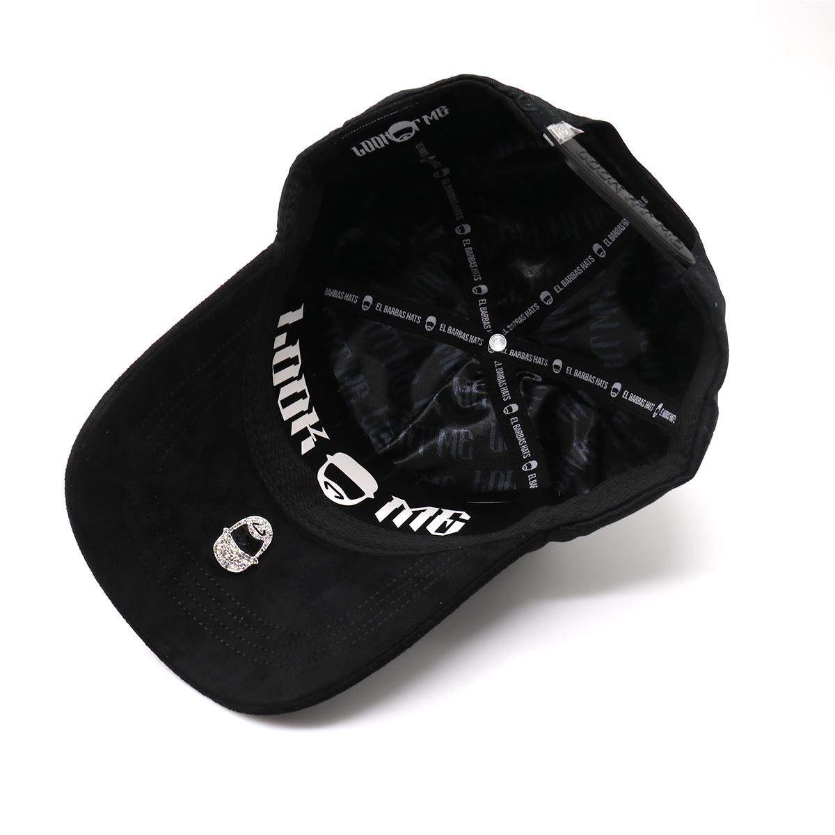 Street Fashion Hip Hop Snapback Hat, Rhinestone Embroidered Gothic Baseball Cap, Adjustable Y2K Streetwear for Men